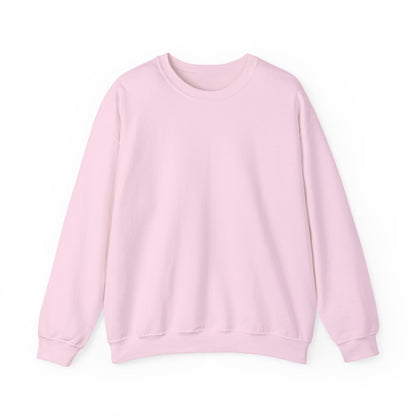 Crewneck Sweatshirt — “please don't tell my mommy” Minimal Back-Text Cozy Pullover