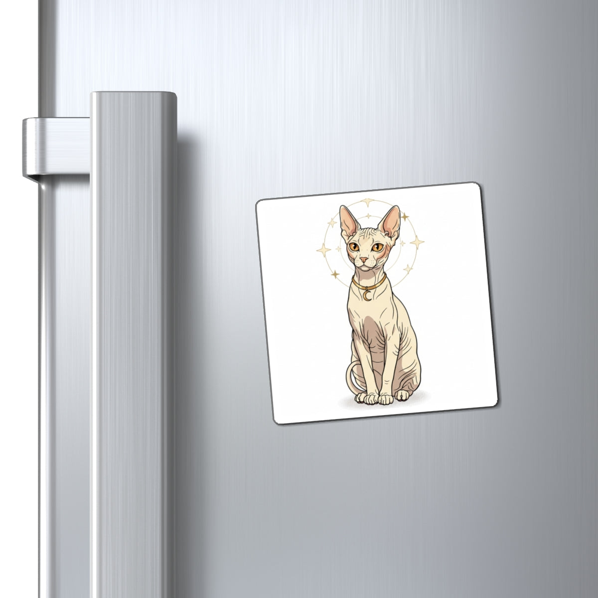 Sphynx Cat Magnet — Hairless Cat Fridge Magnet